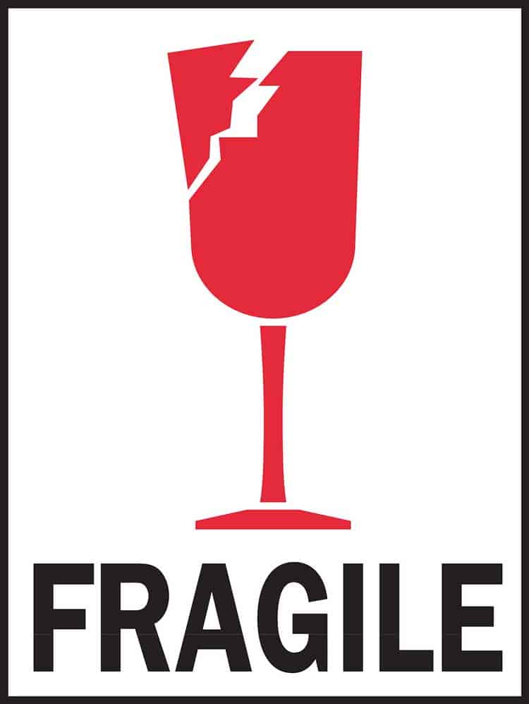 fragile handle with care symbol