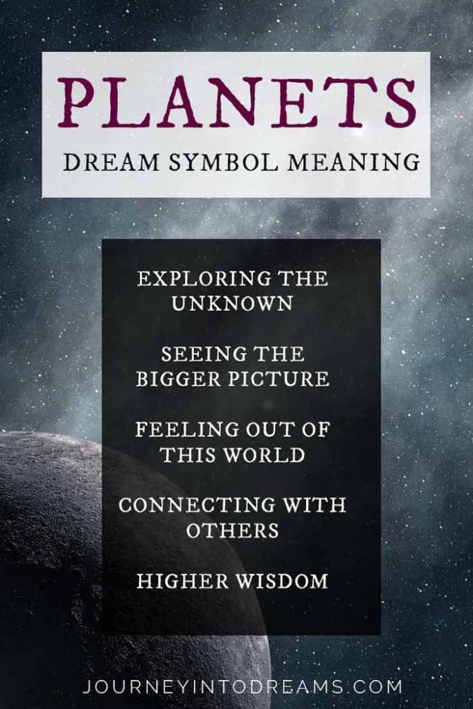 planets dream meaning symbol