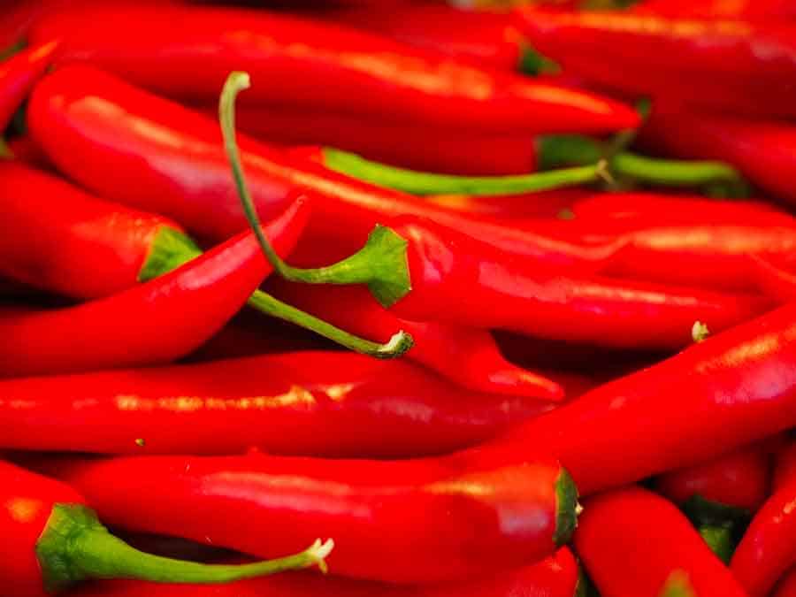 red peppers