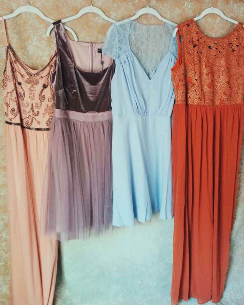 hanging dresses