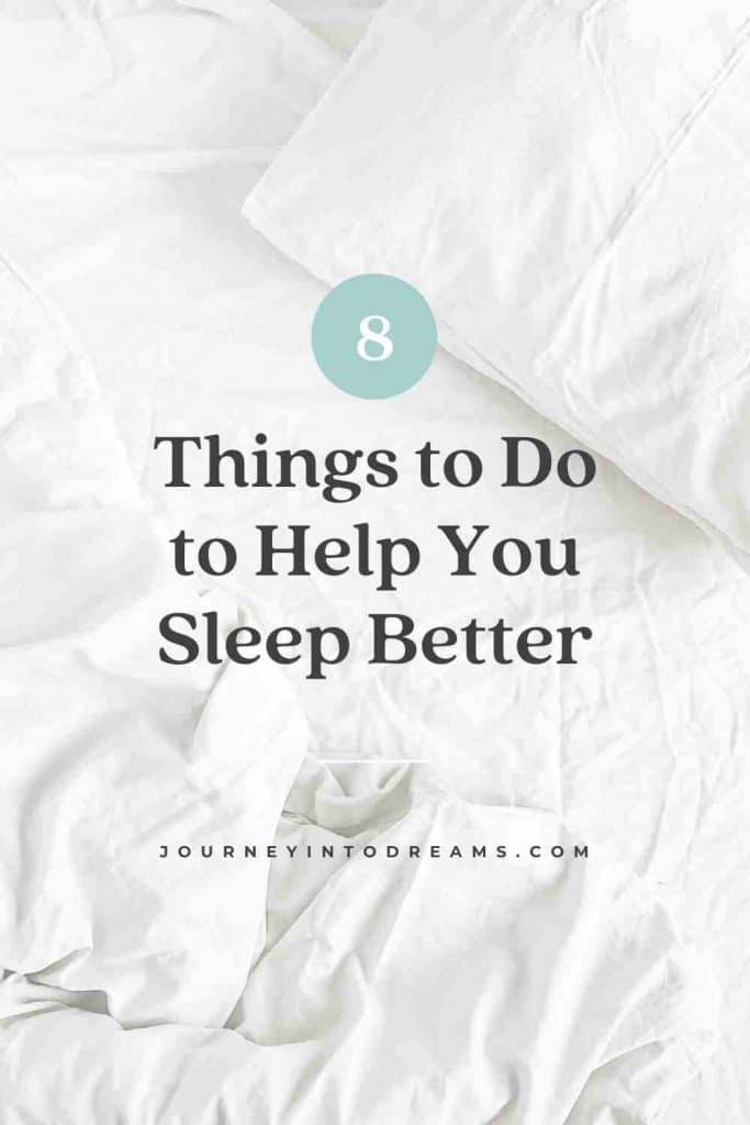 how to sleep better