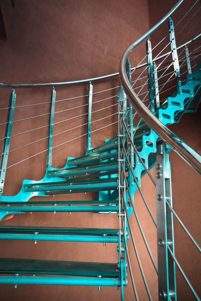 metal staircase